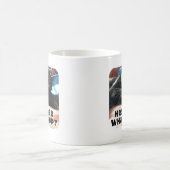 Hey Babe Kokett Cat 2-seitig Kaffeetasse (Mittel)