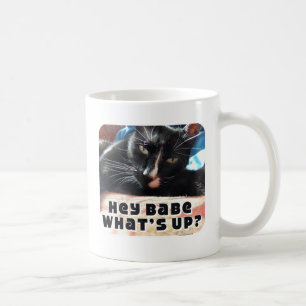 Hey Babe Kokett Cat 2-seitig Kaffeetasse