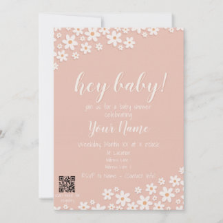 Hey Baby! Einladung zur Babyparty + Geschenkeliste