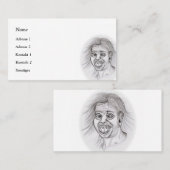 Hey Baby! Gib mir nur ein kleines Lächeln! Visitenkarte (Vorne/Hinten)