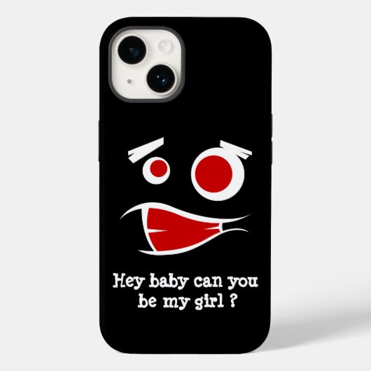 Hey Baby kannst du mein Girl-Monster-Design-T - Sh Case-Mate iPhone Hülle (Rückseite)