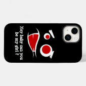 Hey Baby kannst du mein Girl-Monster-Design-T - Sh Case-Mate iPhone Hülle (Rückseite (Horizontal))