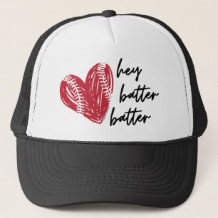 Hey Batter Batter Baseball Liebe - GraphicLoveShop Truckerkappe