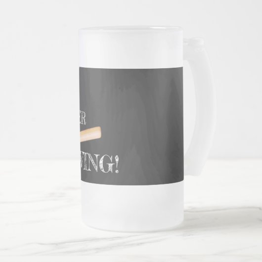 Hey Batter Batter Swing Mattglas Bierglas (VorderseiteRechts)