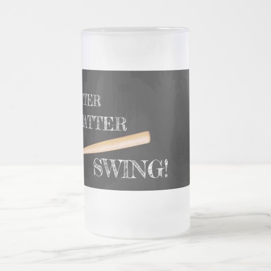 Hey Batter Batter Swing Mattglas Bierglas (Mittel)