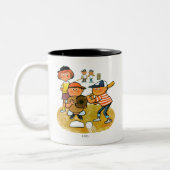 Hey Batter! Zweifarbige Tasse (Links)