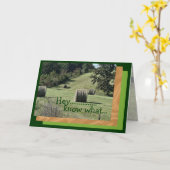 Hey Bday card2 passen Sie jede Gelegenheit an Karte (Gelbe Blume)