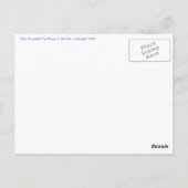 Hey Beautiful Postkarte (Rückseite)