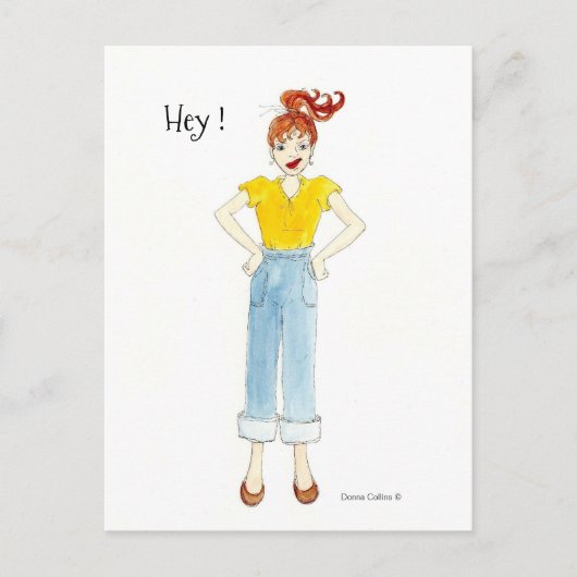 Hey, bist du noch verrückt, Postcard? Einladungspostkarte (Vorderseite)