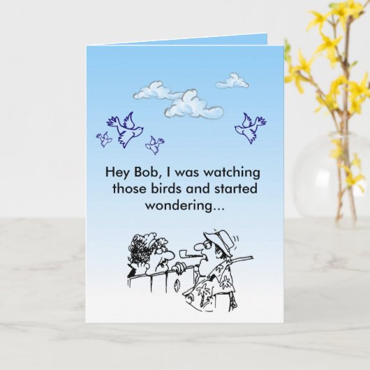 Hey Bob! Karte (Gelbe Blume)