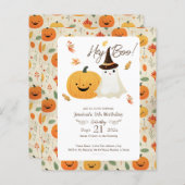 Hey Boo 5. Geburtstag Halloween (Vorne/Hinten)