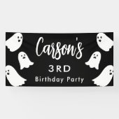 Hey Boo Birthday Banner (Horizontal)