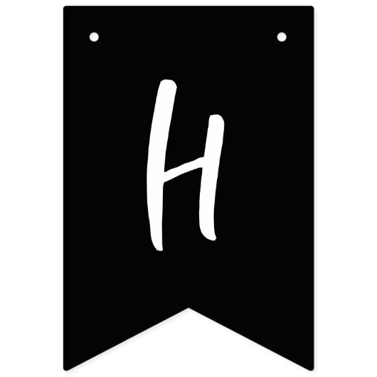 Hey Boo Birthday Wimpelkette (Zweite Fahne)