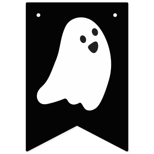 Hey Boo Birthday Wimpelkette (Erste Fahne)