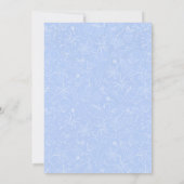 Hey Boo Blue Ghost Halloween Geburtstag Einladung (Rückseite)