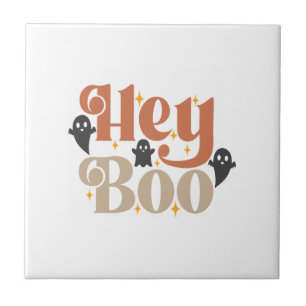 Hey Boo Boho Halloween Hey Boo Geist Fliese