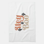 Hey Boo Boho Halloween Hey Boo Geist Geschirrtuch (Vertikal)