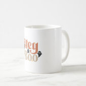 Hey Boo Boho Halloween Hey Boo Geist Kaffeetasse (VorderseiteRechts)
