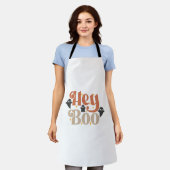 Hey Boo Boho Halloween Hey Boo Geist Schürze (Getragen)