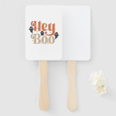 Hey Boo Boho Halloween Hey Boo Ghost Fächer (Vorne und Hinten)