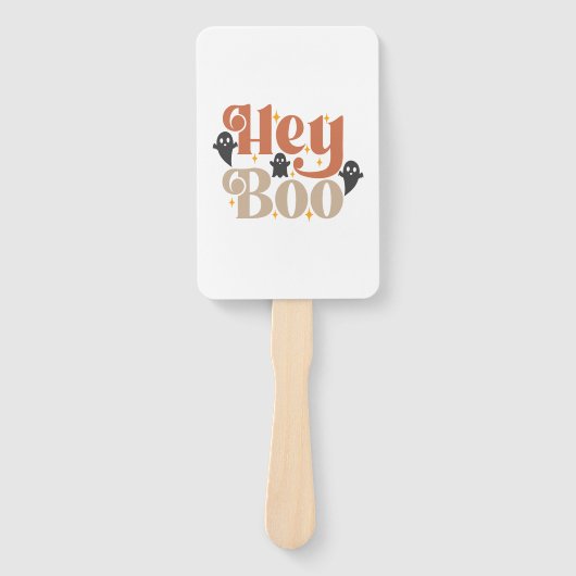 Hey Boo Boho Halloween Hey Boo Ghost Fächer (Vorderseite)