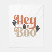 Hey Boo Boho Halloween Hey Boo Ghost Fleecedecke (Vorderseite)