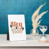Hey Boo Boho Halloween Hey Boo Ghost Fotoplatte (Seite)