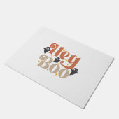 Hey Boo Boho Halloween Hey Boo Ghost Fußmatte (Schrägansicht)