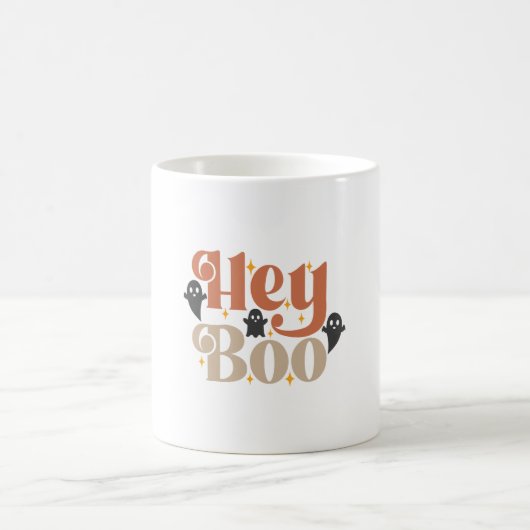 Hey Boo Boho Halloween Hey Boo Ghost Kaffeetasse (Mittel)