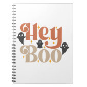 Hey Boo Boho Halloween Hey Boo Ghost Notizblock (Vorderseite)