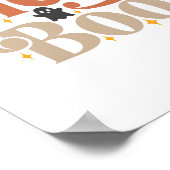 Hey Boo Boho Halloween Hey Boo Ghost Poster (Ecke)