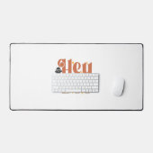 Hey Boo Boho Halloween Hey Boo Ghost Schreibtischunterlage (Tastatur & Maus)