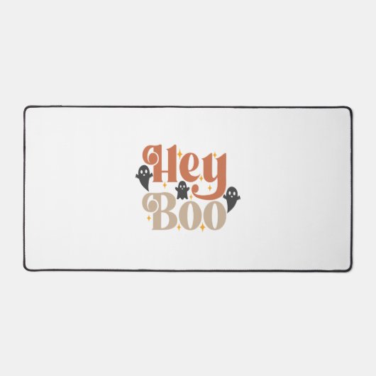 Hey Boo Boho Halloween Hey Boo Ghost Schreibtischunterlage (Vorderseite)