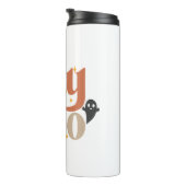 Hey Boo Boho Halloween Hey Boo Ghost Thermosbecher (Nach rechts gedreht)