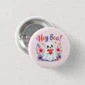 Hey Boo Button (Vorne & Hinten)