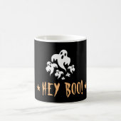 Hey Boo Funny Ghost Halloween Verwandlungstasse (Mittel)