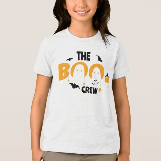 hey boo Funny Individuelle Name Family Orange Spoo Tri-Blend Shirt (Vorderseite)
