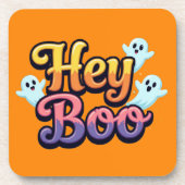 Hey Boo Getränkeuntersetzer (Vorderseite)