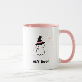 Hey Boo Ghost Halloween Tasse