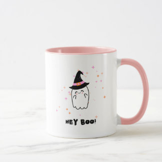 Hey Boo Ghost Halloween Tasse