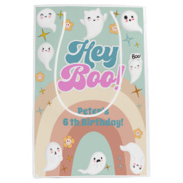 Hey Boo goovy halloween Retro-Kindergeburtstag Mittlere Geschenktüte