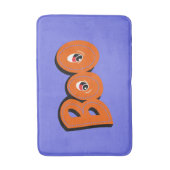 Hey Boo, habe ich dich für Typografie Gezeichnet Badematte (Vorderseite Vertikal)