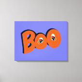 Hey Boo, habe ich dich für Typografie Gezeichnet Leinwanddruck (Vorderseite)