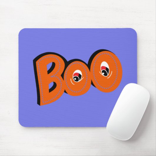 Hey Boo, habe ich dich für Typografie Gezeichnet Mousepad (Mit Mouse)