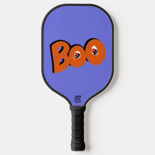 Hey Boo, habe ich dich für Typografie Gezeichnet Pickleball Schläger (Vorderseite)