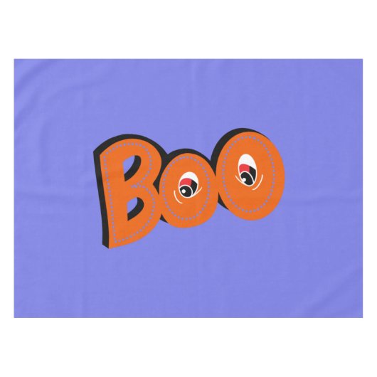 Hey Boo, habe ich dich für Typografie Gezeichnet Tischdecke (Vorderseite (Horizontal))