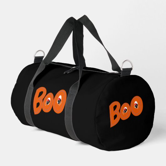 Hey Boo, habe ich dich um Typografie Gezeichnet? Duffle Bag (Linke Seite)