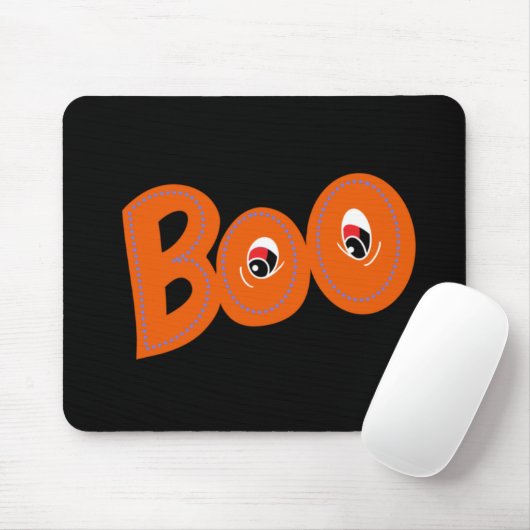 Hey Boo, habe ich dich um Typografie Gezeichnet? Mousepad (Mit Mouse)