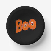 Hey Boo, habe ich dich um Typografie Gezeichnet? Pappteller (Vorderseite)