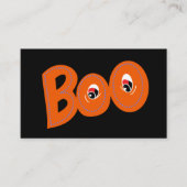 Hey Boo, habe ich dich um Typografie Gezeichnet? Visitenkarte (Vorderseite)